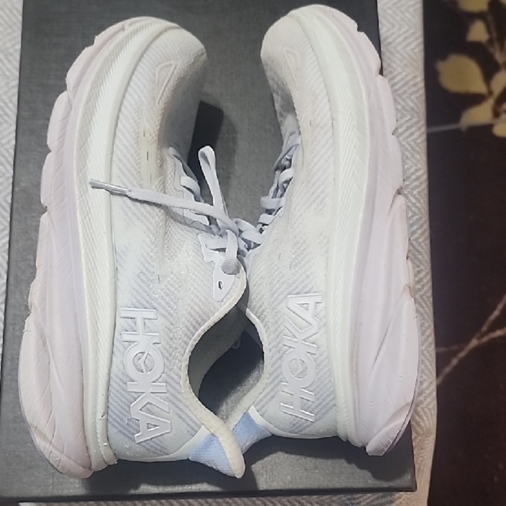 Hoka Women's White Athletic Shoes